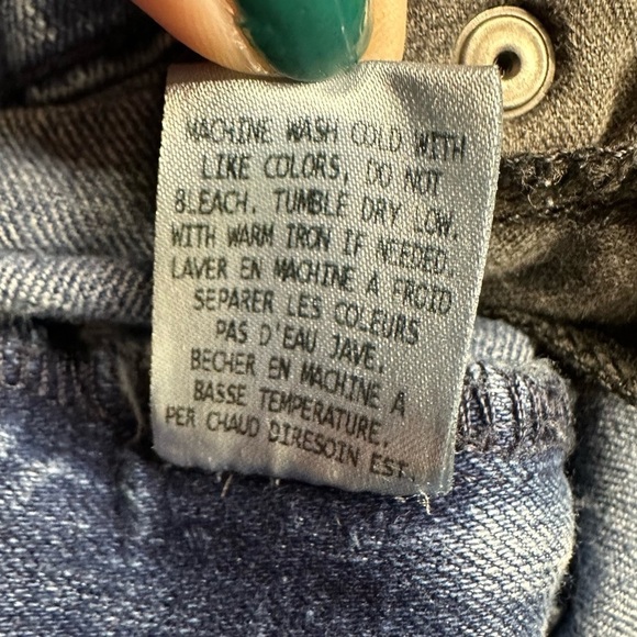 Guess Jeans Vintage 90s Womens Tapered Mid Rise Distressed 29 Medium Wash - Picture 16 of 16